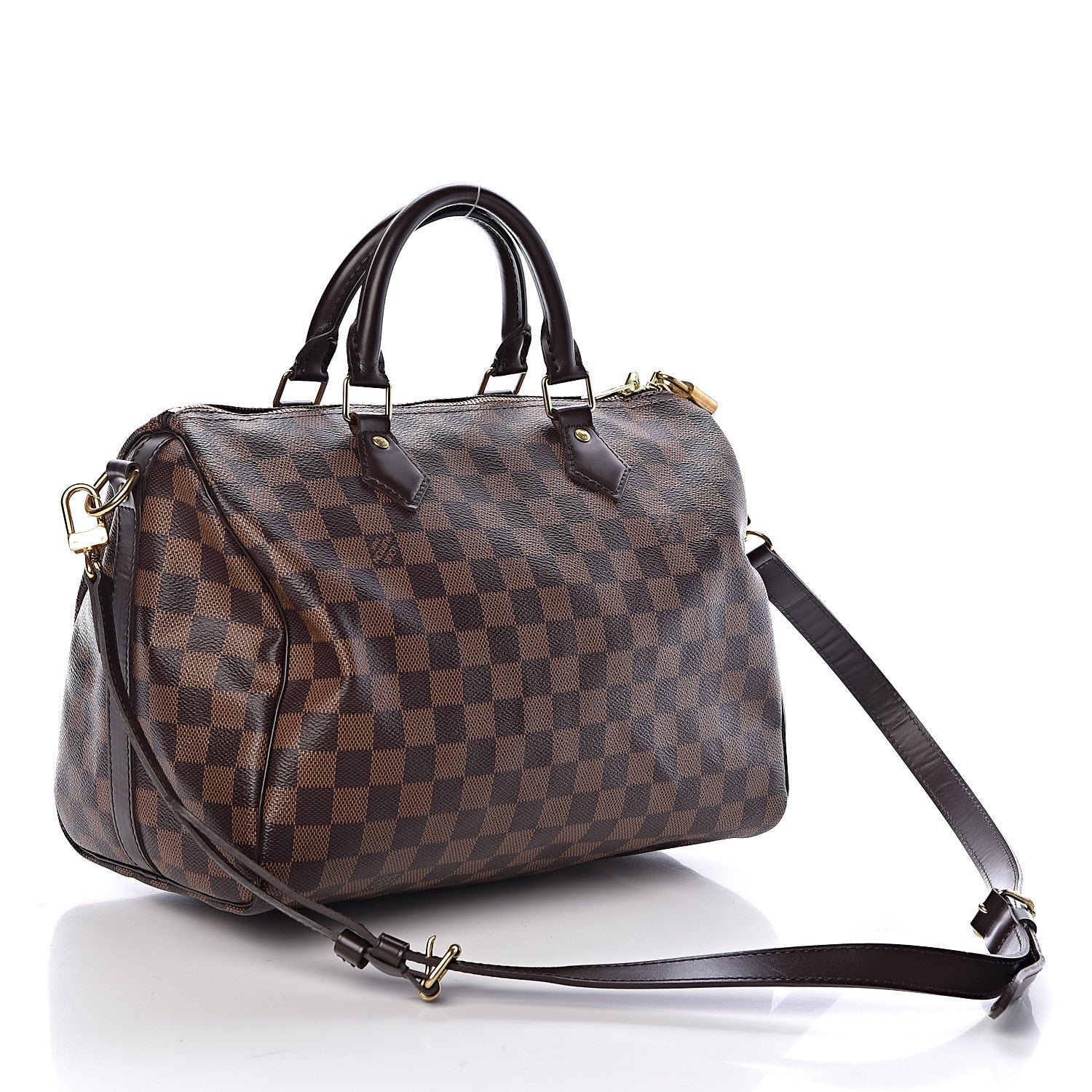Louis Vuitton Damier Ebene Speedy Bandouliere 30 3 of 10