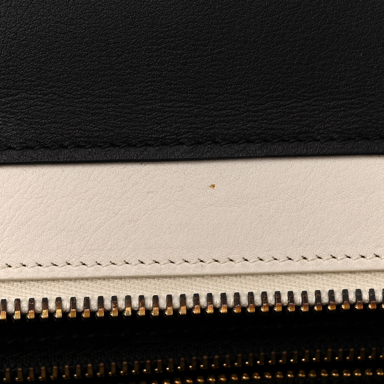 Saint Laurent Calfskin Small Cabas Rive Gauche Bag Black Red Yellow White 14 of 16