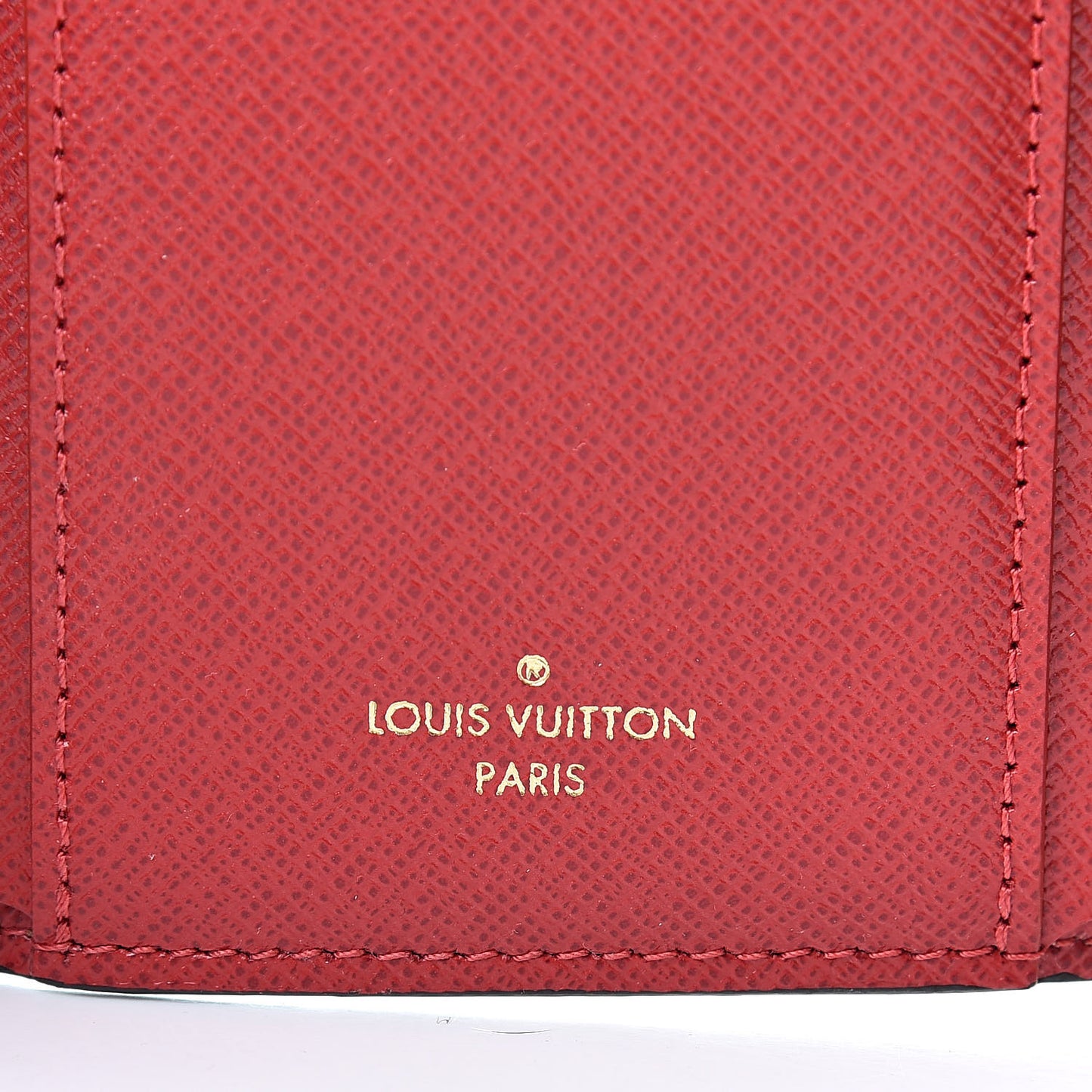 Damier Ebene Victorine Wallet Cherry