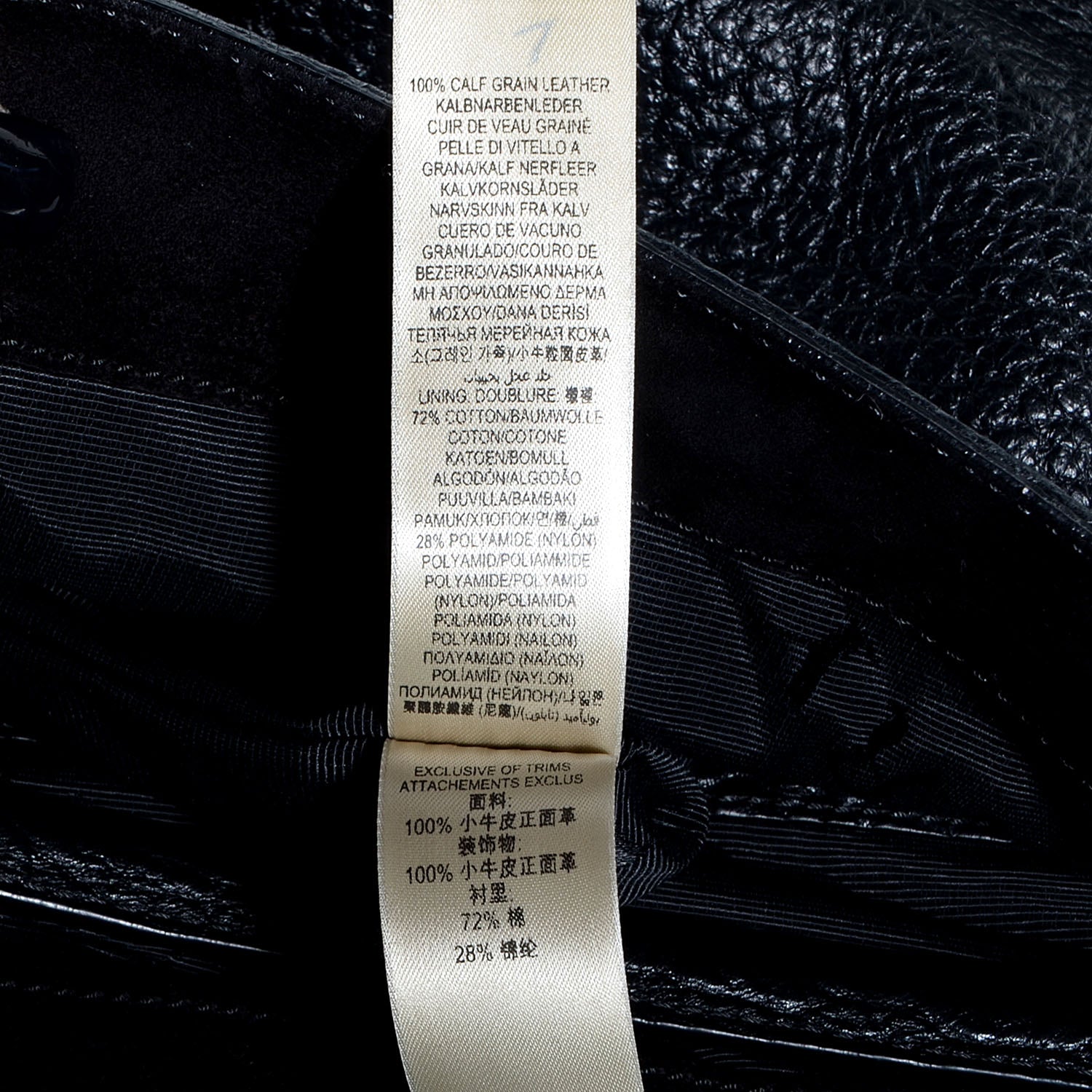 Burberry Signature Grain Medium Lindburn Hobo Black 9 of 10