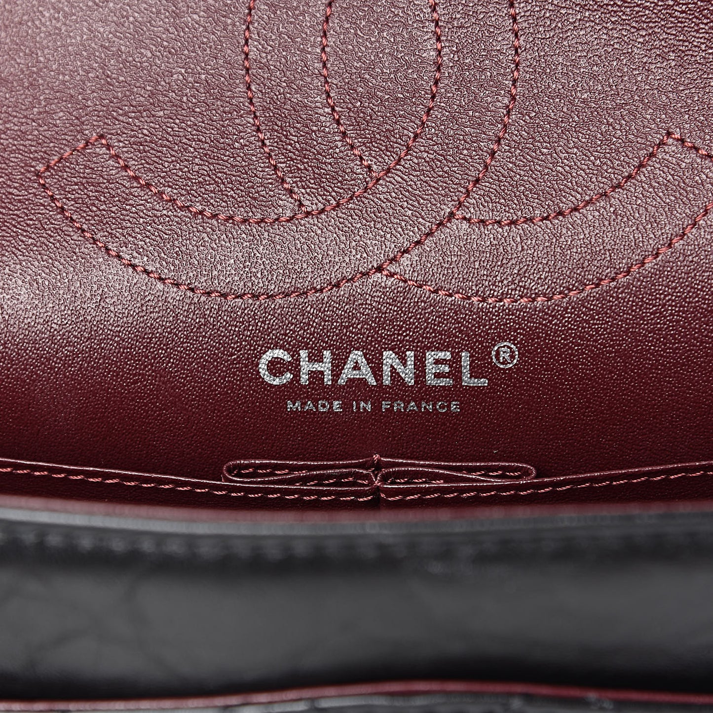 Aged Calfskin Quilted 2.55 Reissue 226 Flap Black
