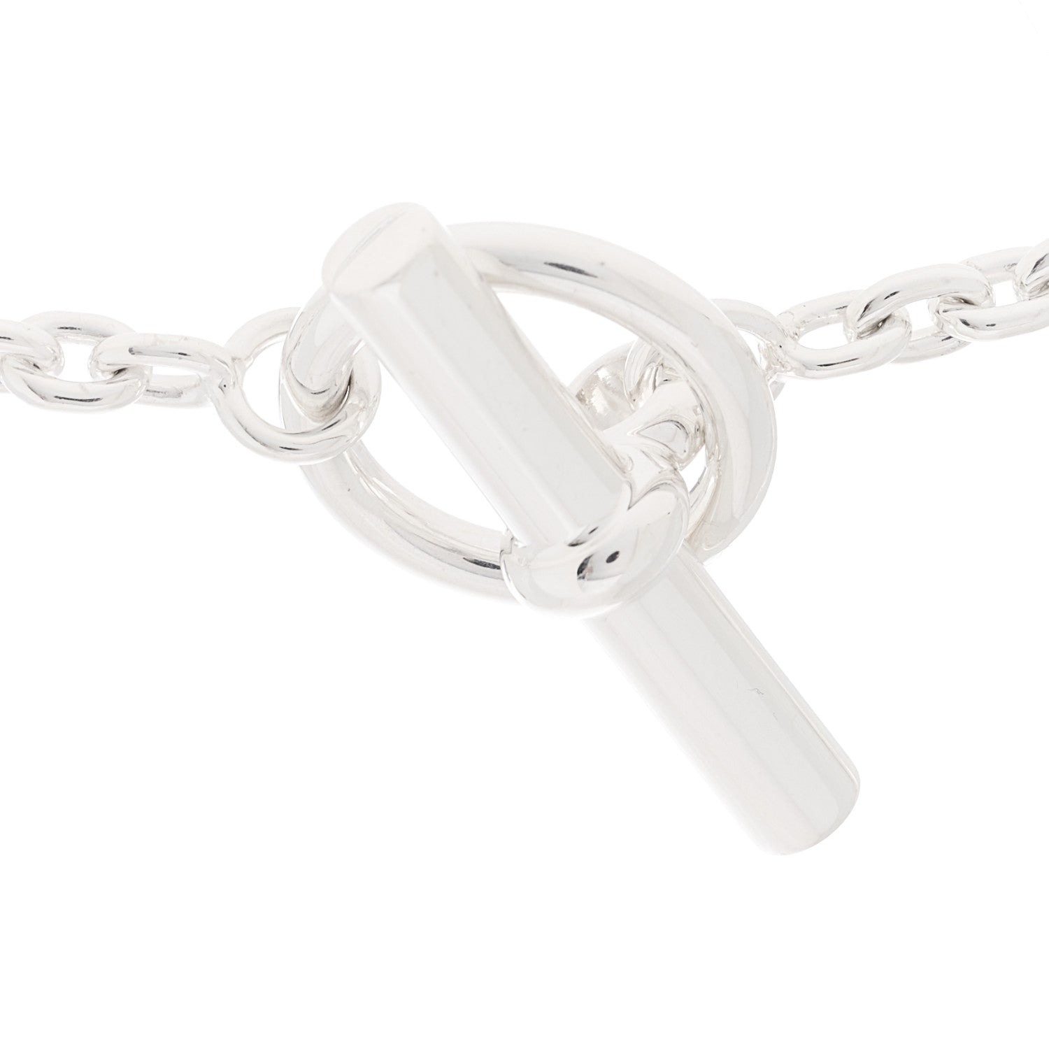 Hermes Sterling Silver Farandole Necklace 80 5 of 6