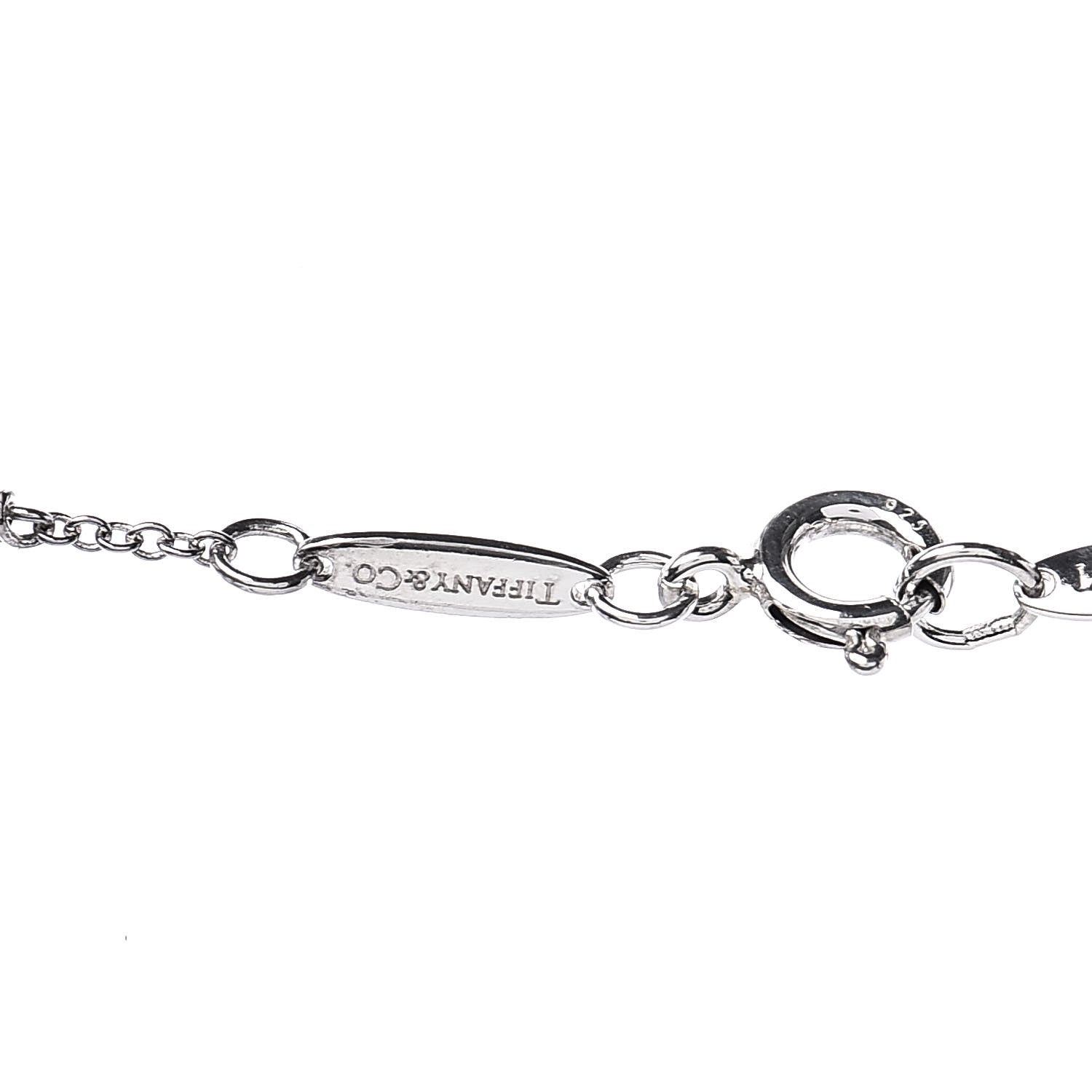 Tiffany Sterling Silver Pearl Elsa Peretti Pearls By The Yard Necklace 6 of 6