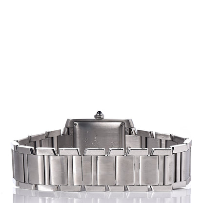Cartier Stainless Steel 28mm Tank Francaise Automatic Watch 4 of 11