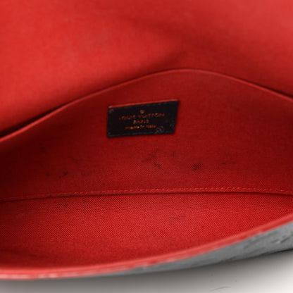 Louis Vuitton Empreinte Pochette Felicie Chain Wallet Marine Rouge 5 of 6