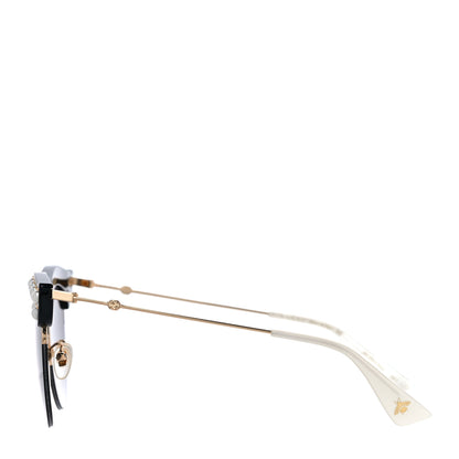 Gucci Pearl Cat Eye Sunglasses GG0212S Black 3 of 9