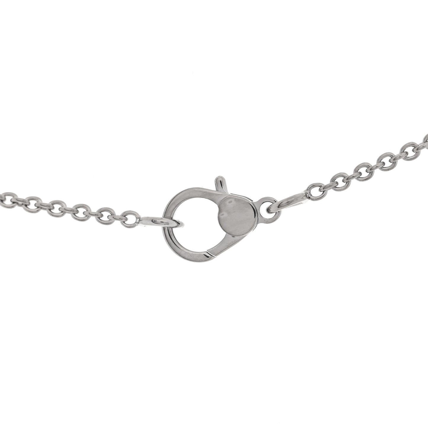 18K White Gold Diamond Finesse Pendant Necklace