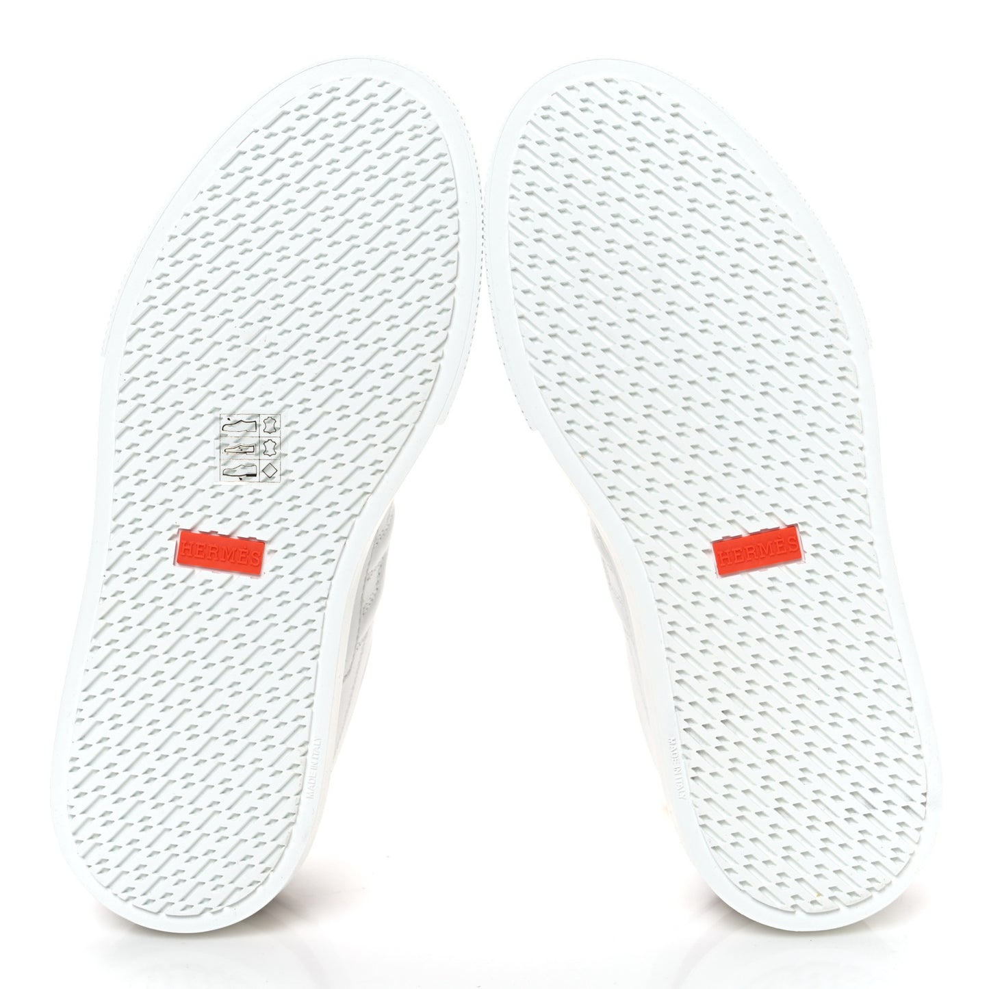 Calfskin Deep Sneakers 36 White Naturel