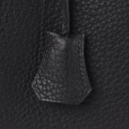 Hermes Fjord Horseshoe Kelly Retourne 40 Black Rouge H 33 of 33