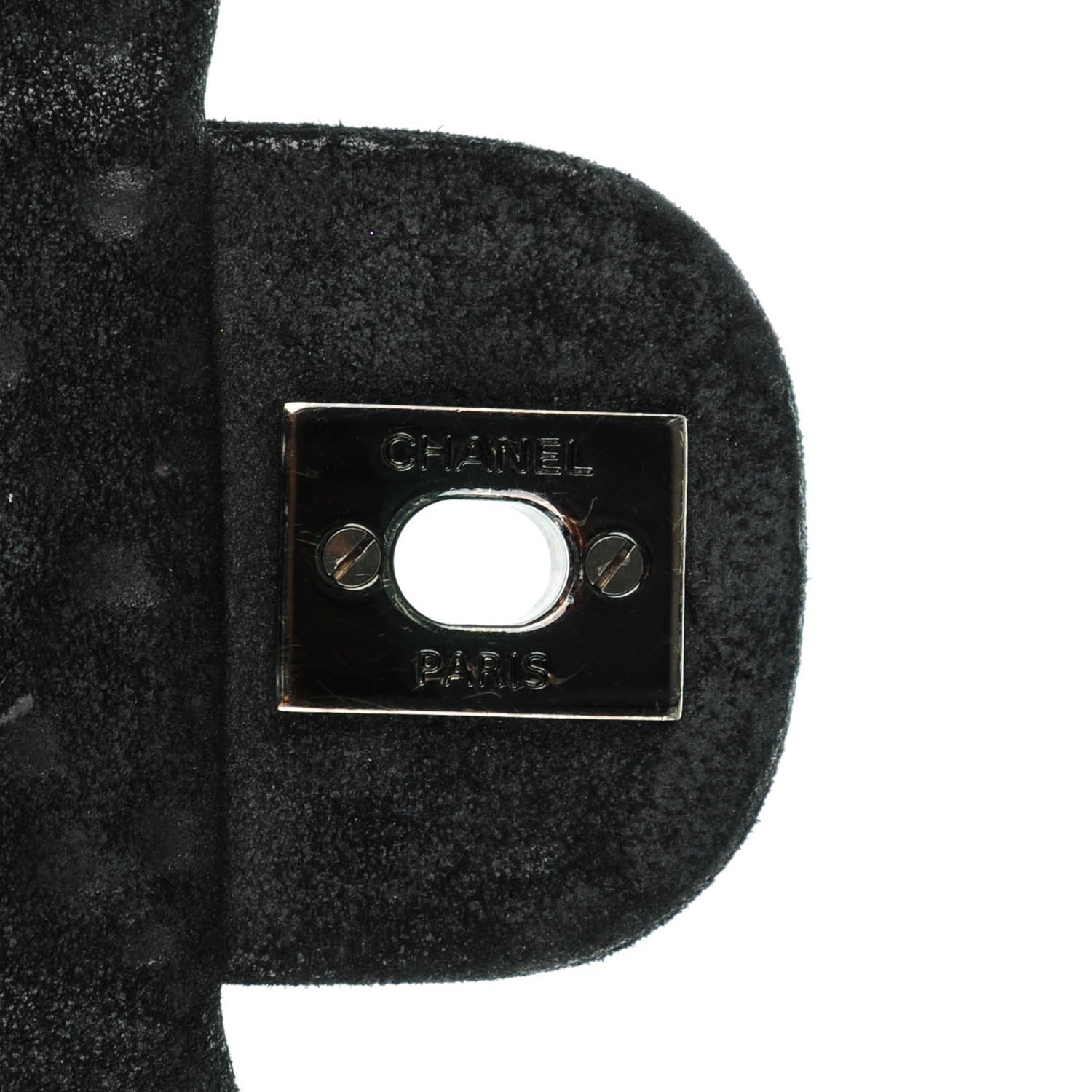 Chanel Strass Suede Mini Flap Black Gold 5 of 8