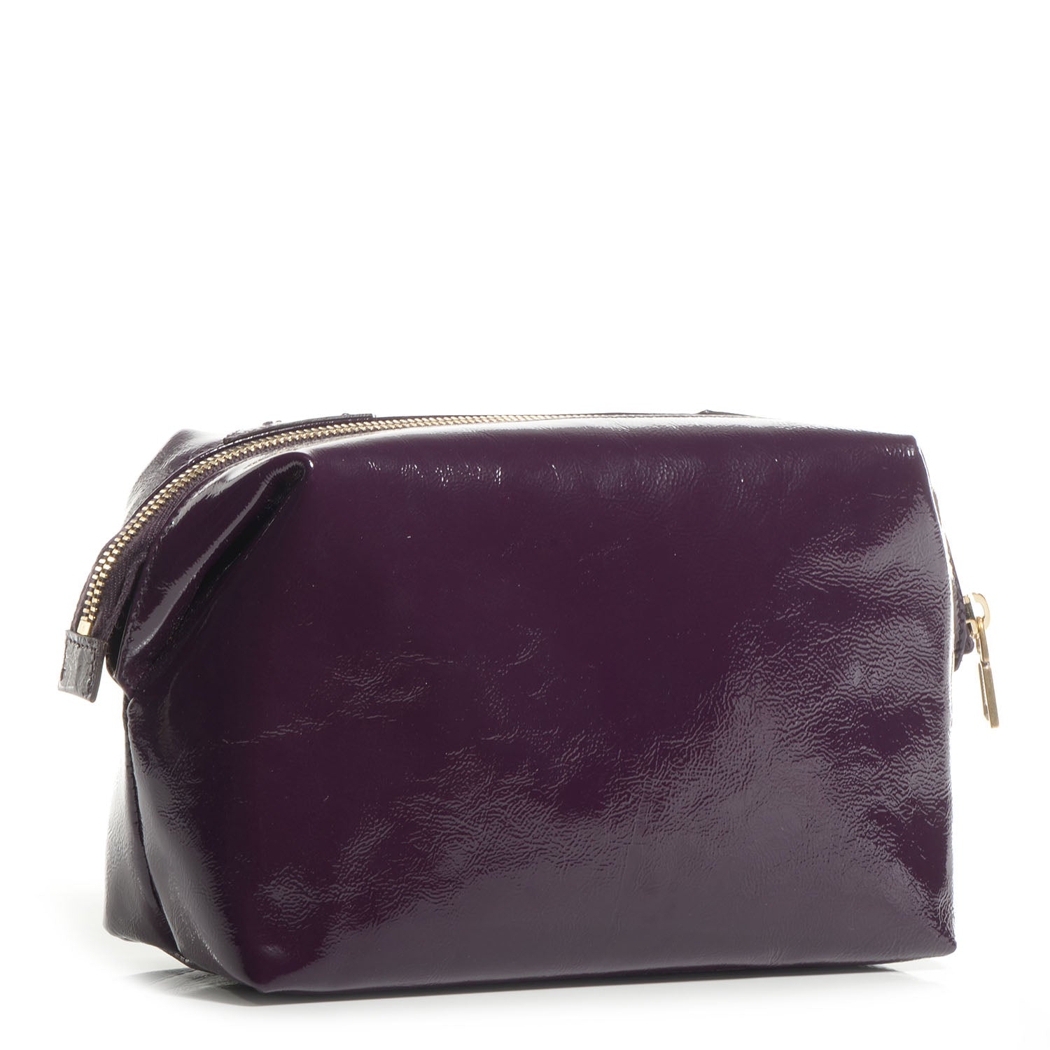Saint Laurent Patent Muse Cosmetic Case Purple 3 of 7