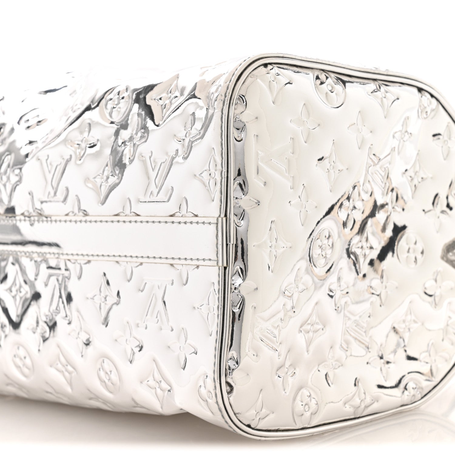 Louis Vuitton Monogram Miroir Speedy 30 Silver 10 of 10