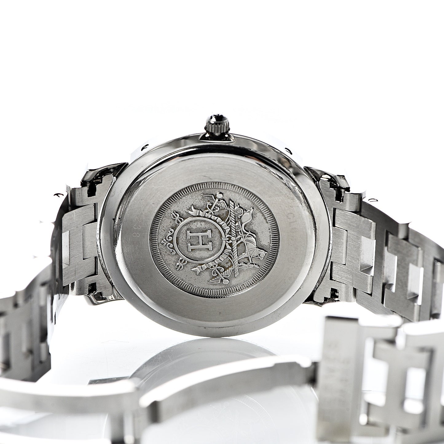 Stainless Steel 36mm Clipper Quartz Watch Grey