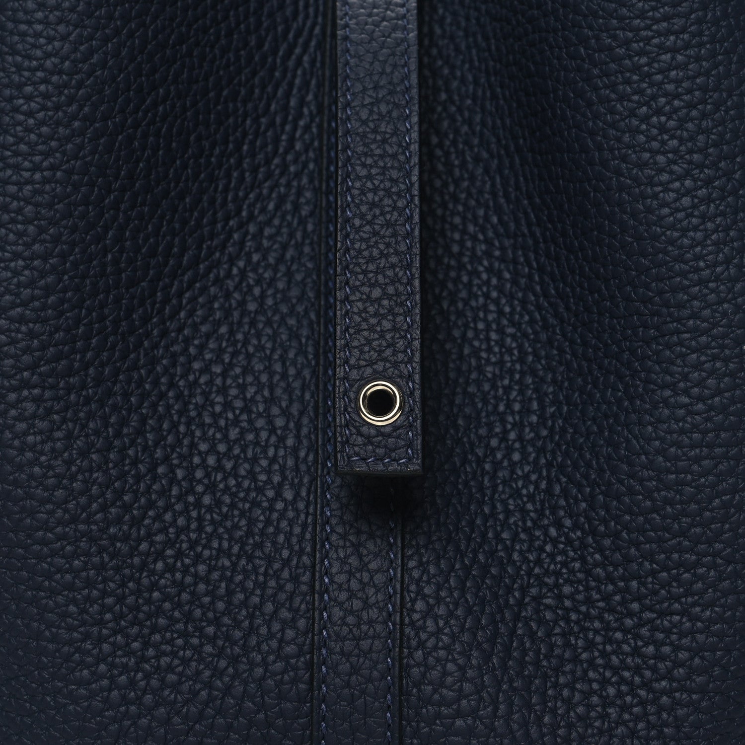 Hermes Taurillon Clemence Picotin Lock 22 MM Bleu Nuit 8 of 12