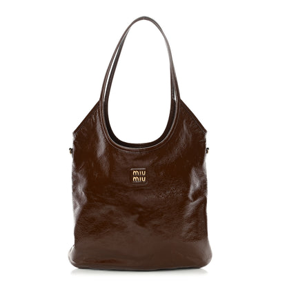 Miu Miu Vernice Naplak Ivy Tote Palissandro 1 of 9