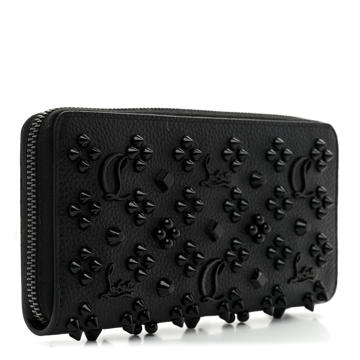 Calfskin Loubinthesky Panettone Wallet Black
