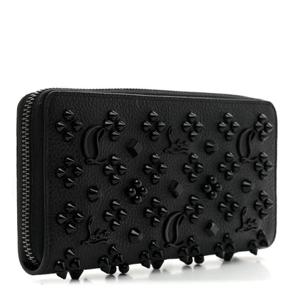 Christian Louboutin Calfskin Loubinthesky Panettone Wallet Black 3 of 7
