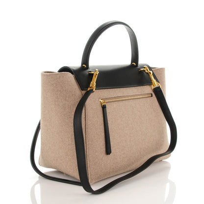 Celine Felt Smooth Calfskin Mini Belt Bag Beige 3 of 7