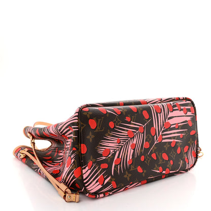 Louis Vuitton Monogram Jungle Dots Neo Neverfull MM Sugar Pink Poppy 4 of 10