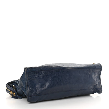 Balenciaga Agneau Giant 12 Gold Hardware City Bleu Mineral 4 of 9
