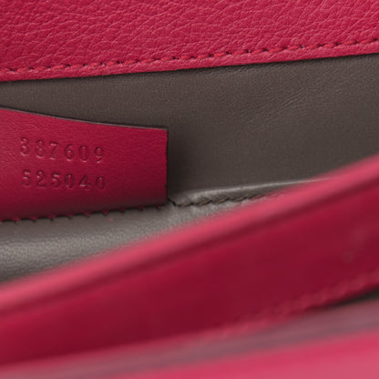 Gucci Shade Lux Calfskin Small Interlocking G Shoulder Bag Petunia 7 of 16