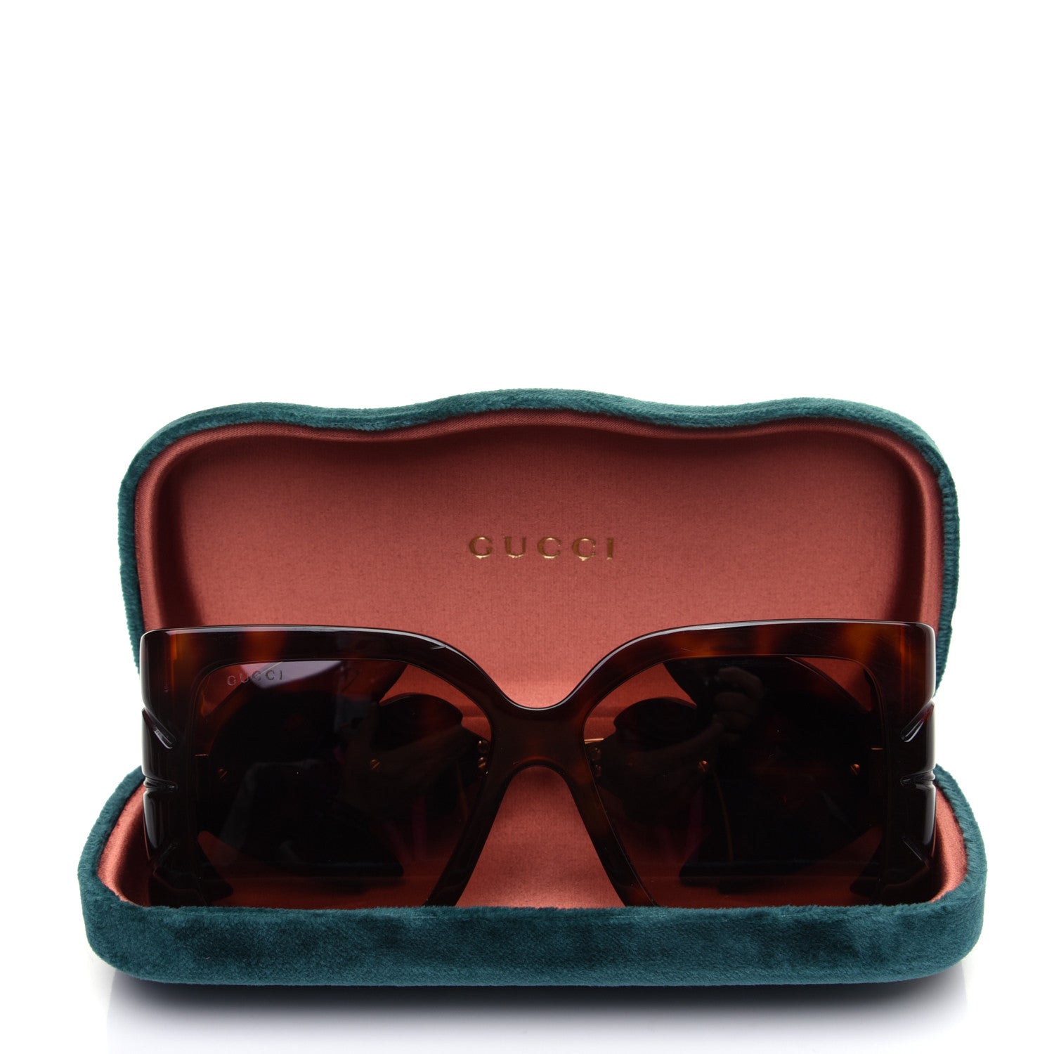 Gucci Acetate Square Frame Wing Sunglasses GG0535S Havana 9 of 9