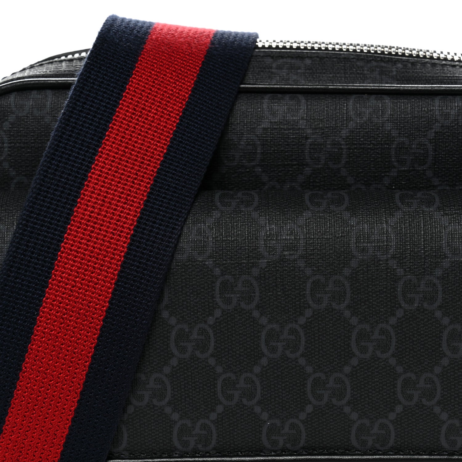 Gucci GG Supreme Monogram Small Crossbody Bag Black 8 of 10