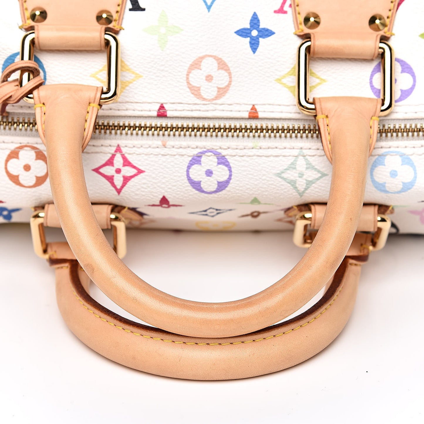 Monogram Multicolor Speedy 30 White