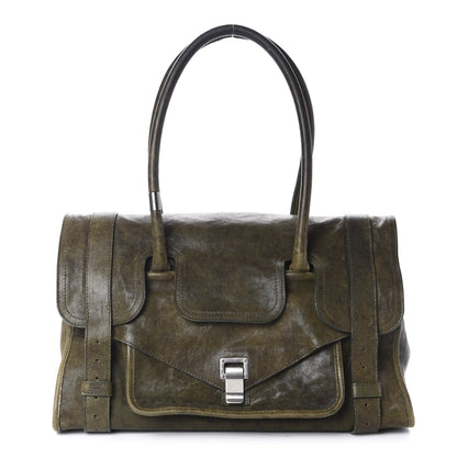 Proenza Schouler Lambskin Small PS1 Keep All Military 1 of 12