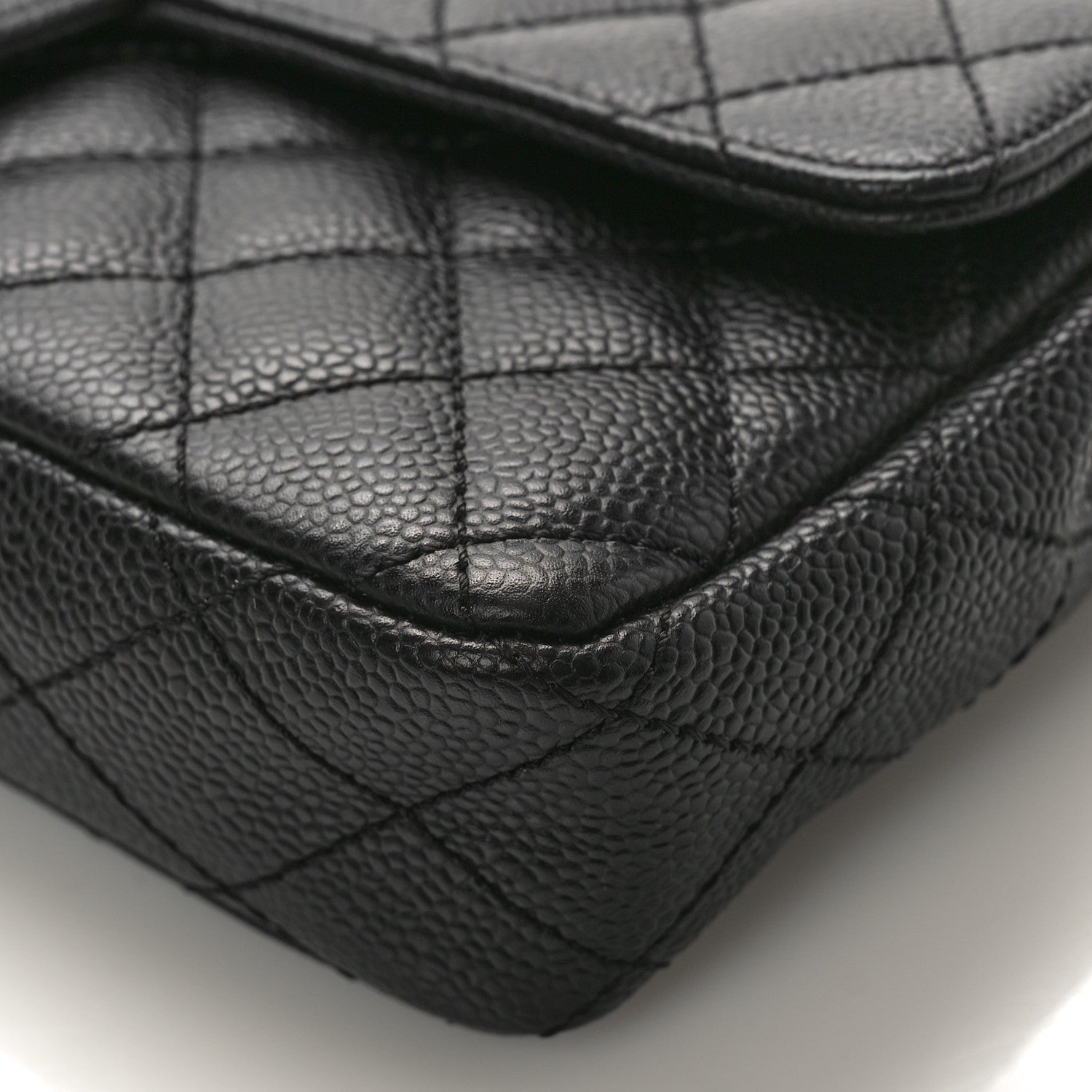 Chanel Caviar Quilted East West Flap Black 8 of 8