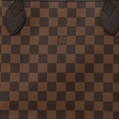 Louis Vuitton Damier Ebene Neo Neverfull MM Rose Ballerine 7 of 9