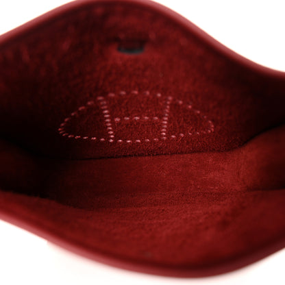 Hermes Taurillon Clemence Evelyne Sangle Cordage TPM Rouge H Orange Field Rose Tyrien 5 of 11