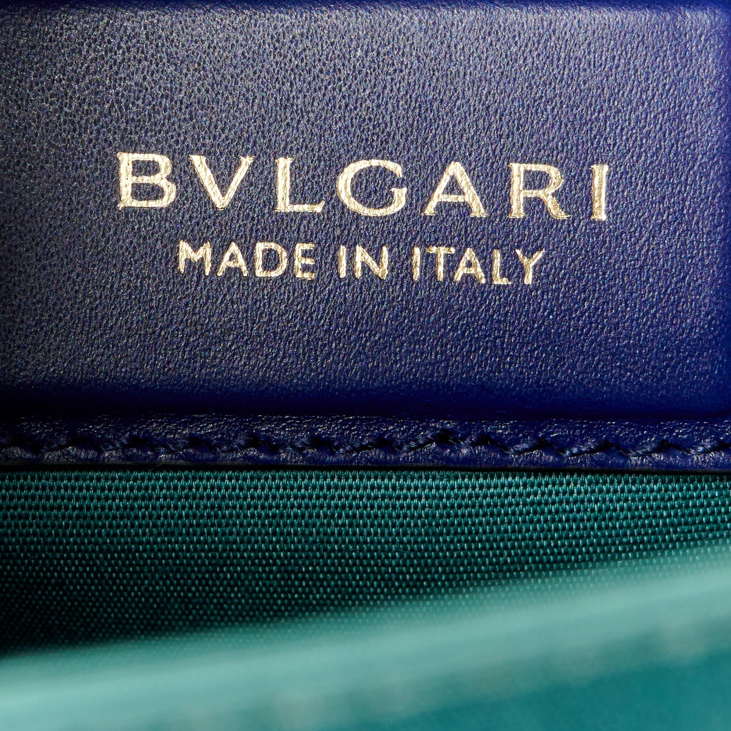 Bulgari Calfskin Large Serpenti Forever Top Handle Blue 7 of 13