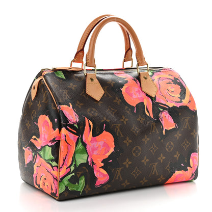 Louis Vuitton Monogram Roses Speedy 30 3 of 9