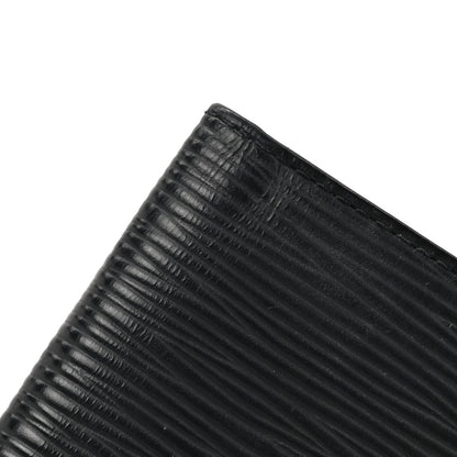 Louis Vuitton Epi Checkbook Organizer Wallet Black 8 of 9