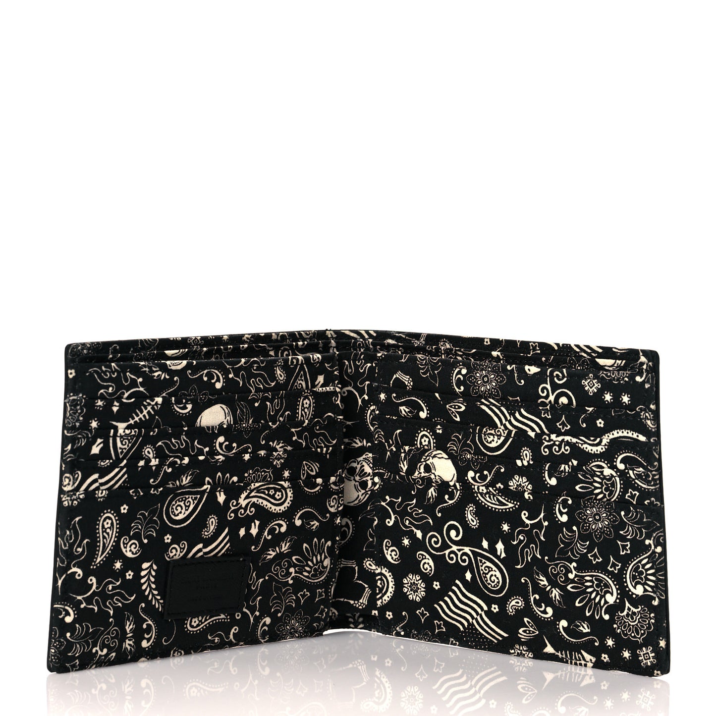 Calfskin East West Wallet Black