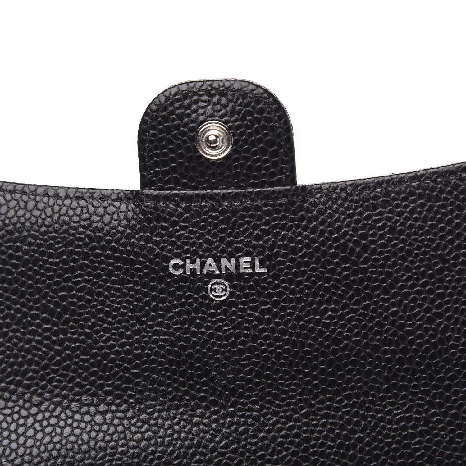 Chanel Caviar Quilted Large Gusset Flap Wallet Black 6 of 11