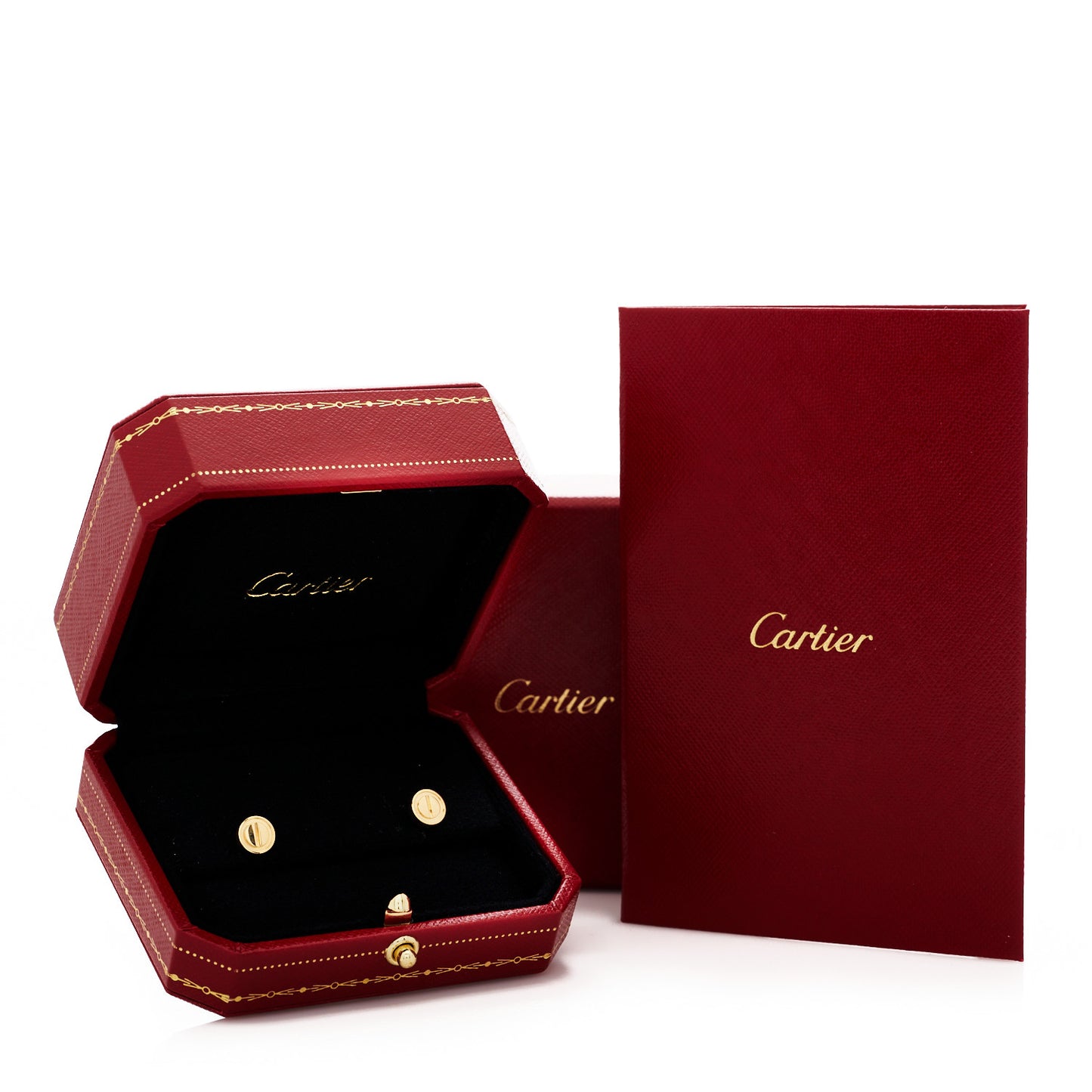 18K Yellow Gold LOVE Earrings