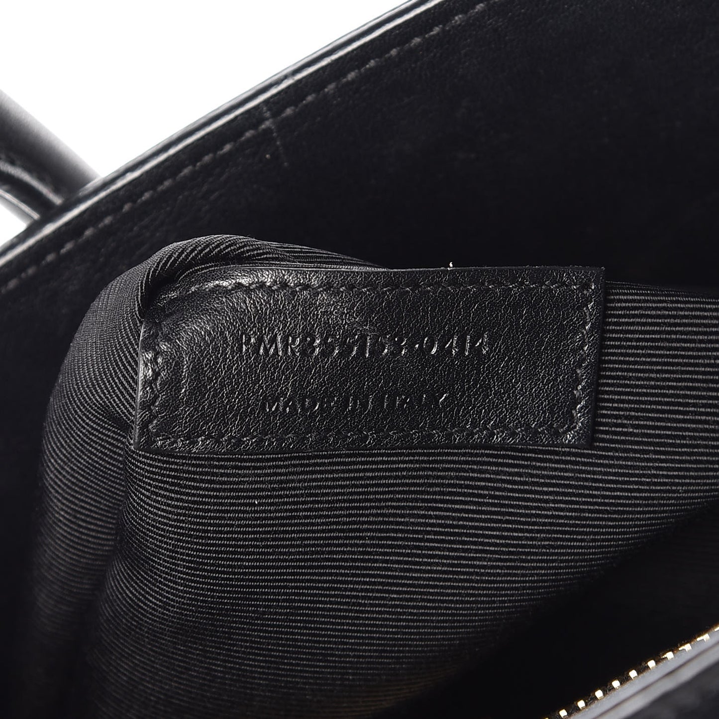 Calfskin Small Sac De Jour Black