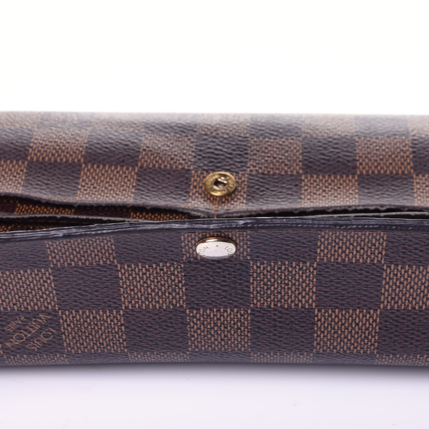 Louis Vuitton Damier Ebene Sarah Wallet 10 of 11
