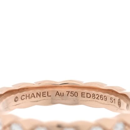 Chanel 18K Beige Gold Diamond Mini Coco Crush Ring 51 5.75 4 of 5
