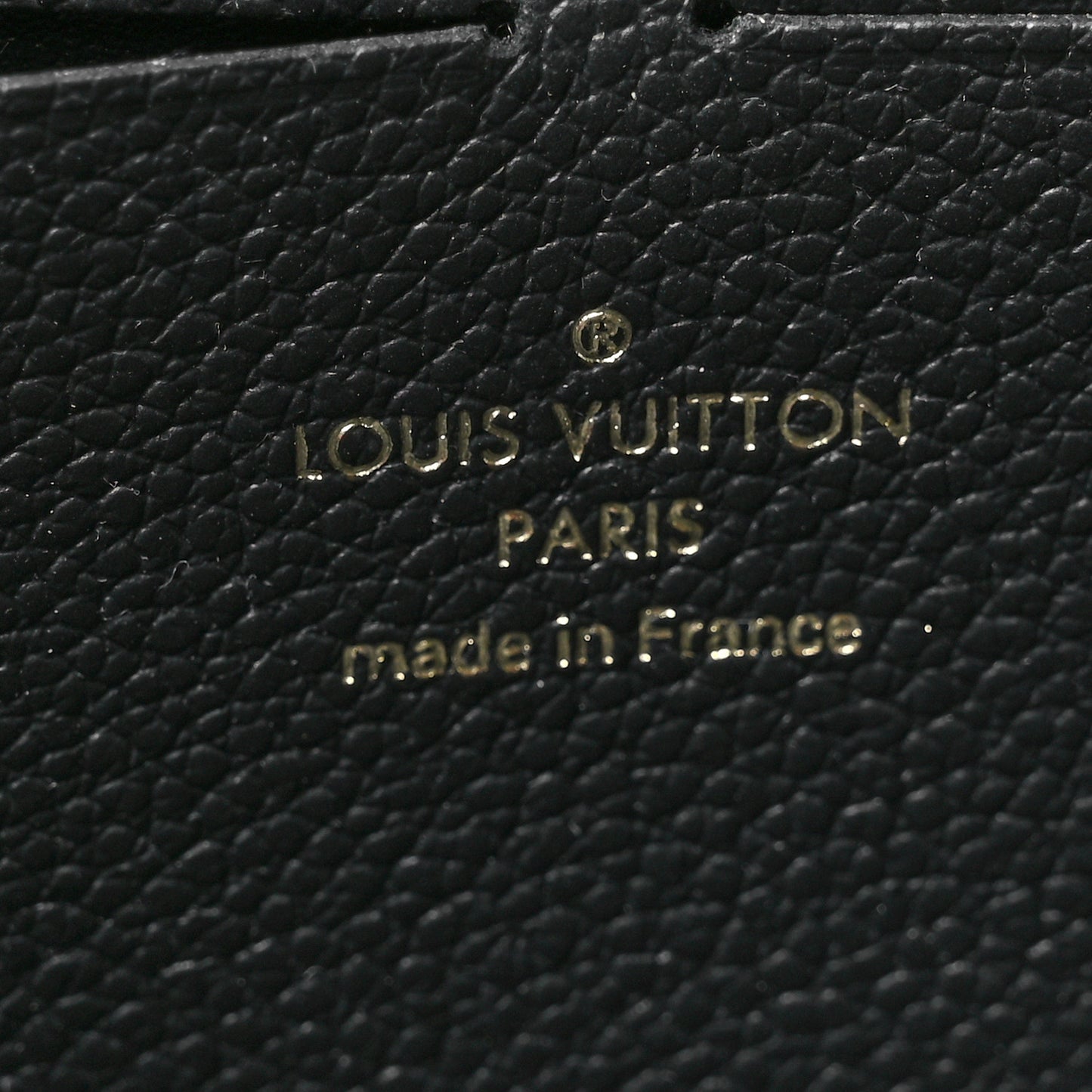 Empreinte Monogram Giant Clemence Wallet Black Beige