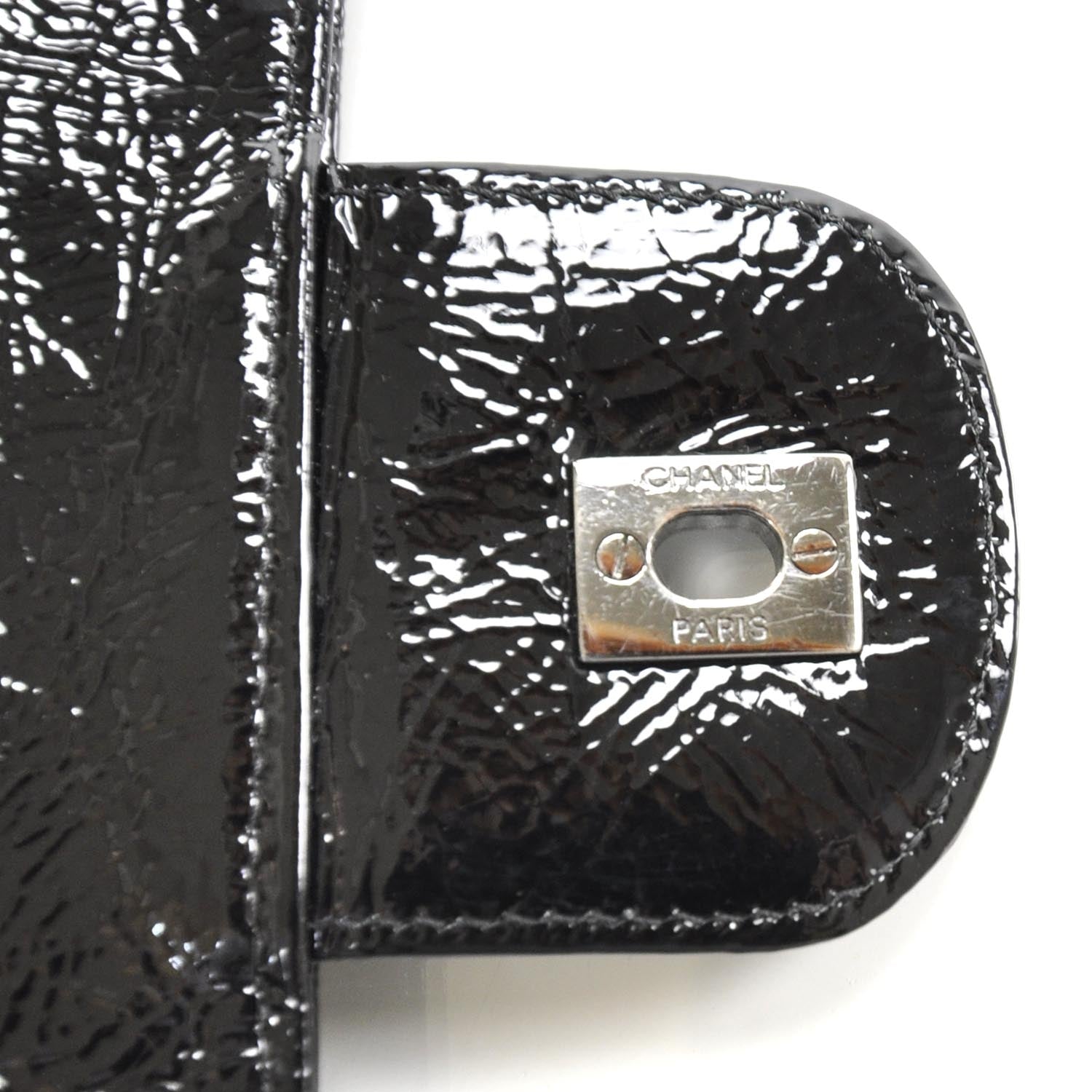 Chanel Patent Quilted Ritz Flap Bag Black 13 of 13
