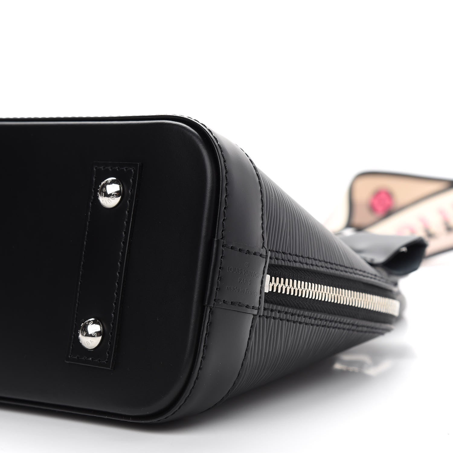 Louis Vuitton Epi Jacquard Alma BB Black 8 of 10