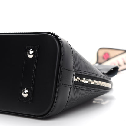 Louis Vuitton Epi Jacquard Alma BB Black 8 of 10