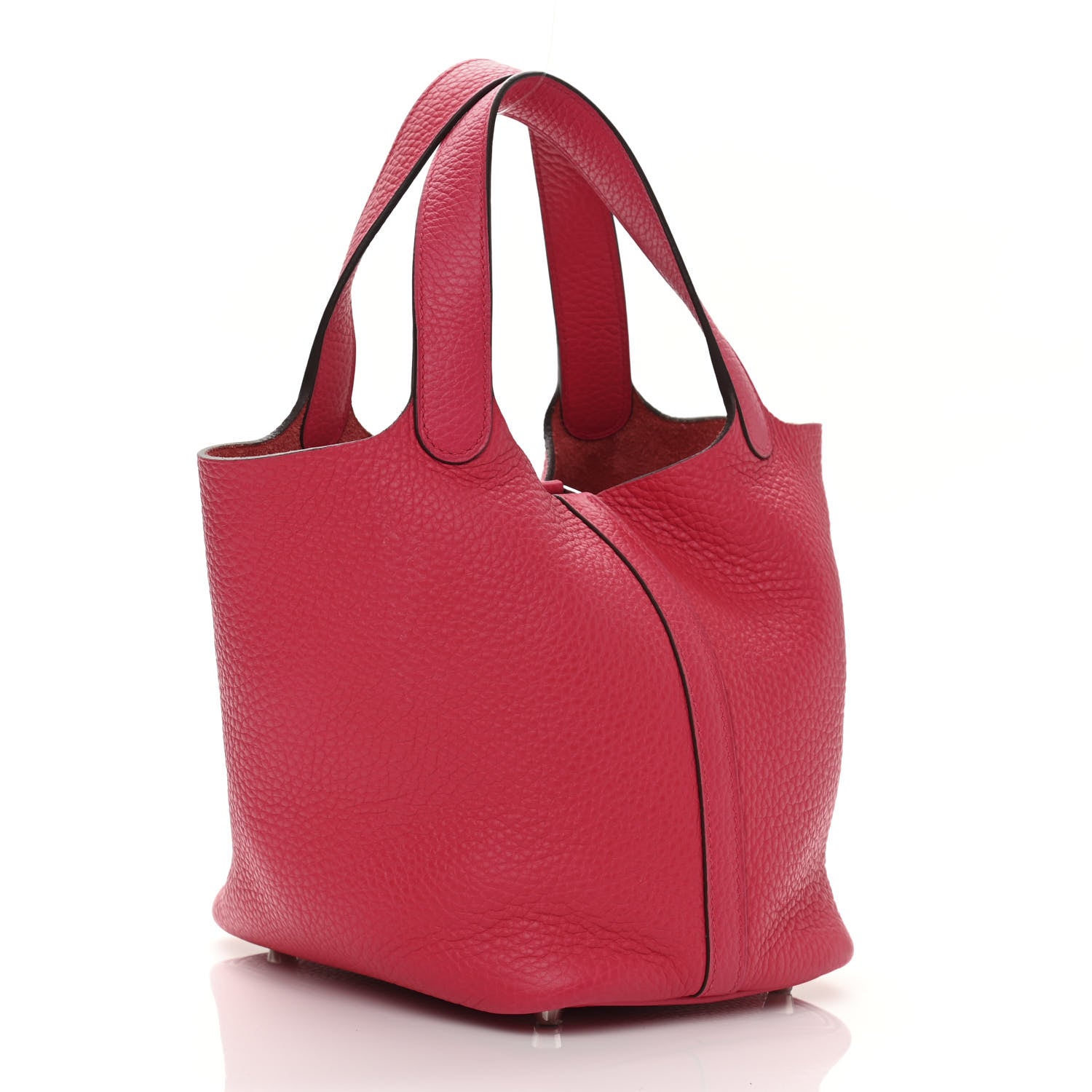 Hermes Taurillon Clemence Picotin Lock 18 PM Rose Extreme 3 of 11