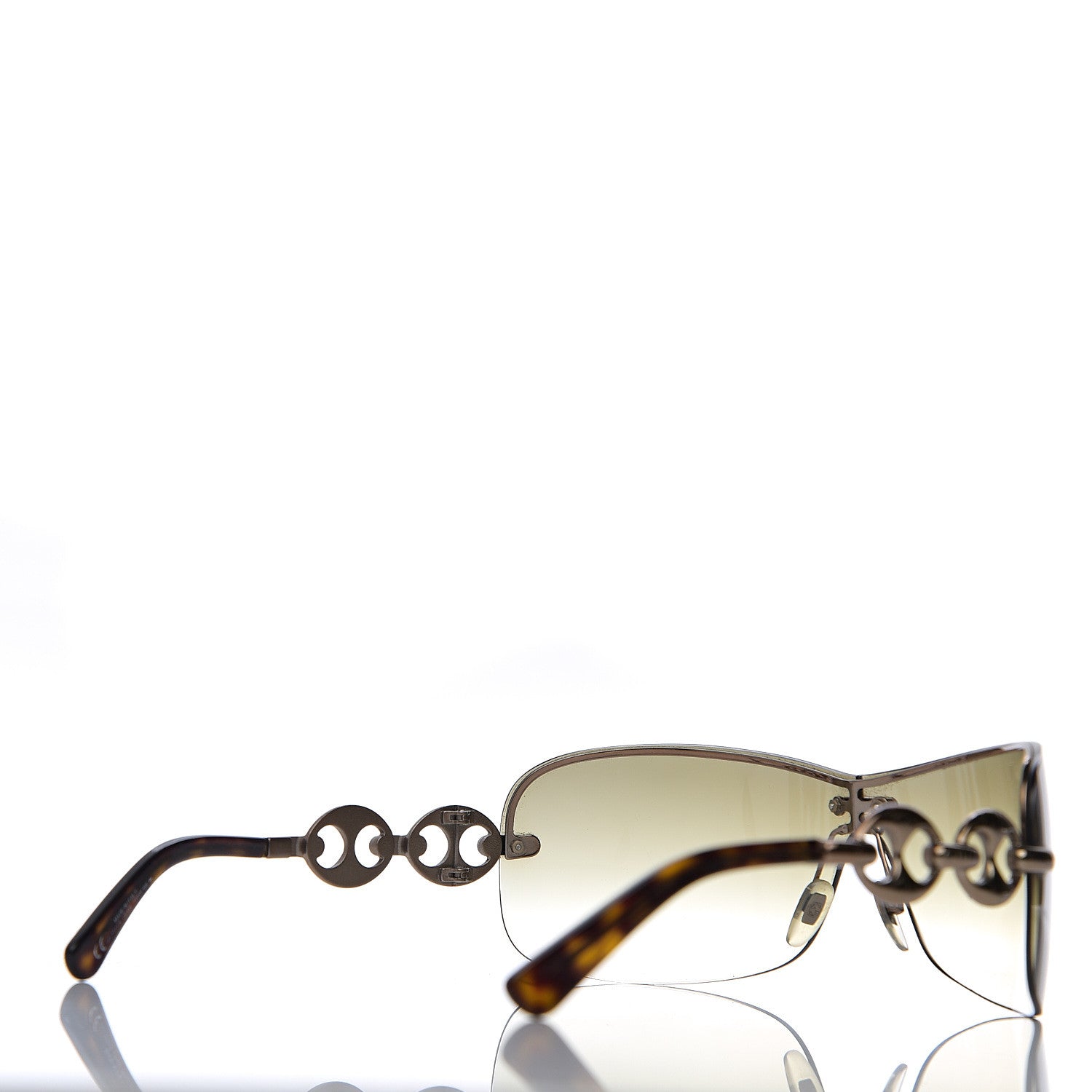 Gucci Semi Rimless Gradient Marina Chain Sunglasses GG2772S 4 of 8