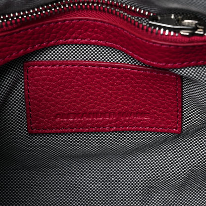 Alexander Wang Pebbled Lambskin Mini Rockie Fuchsia Rhodium Hardware 6 of 10