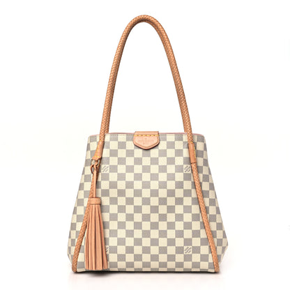 Louis Vuitton LOUIS VUITTON Damier Azur Propriano Rose Ballerine 1 of 9