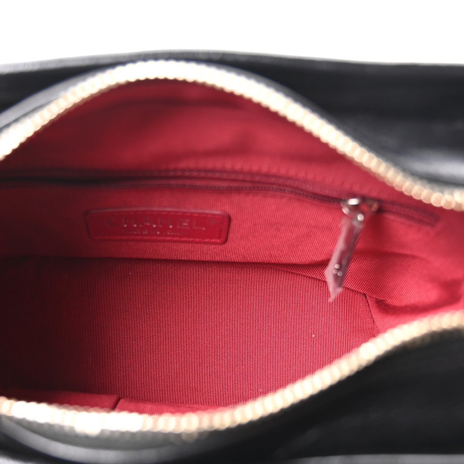 Chanel Aged Calfskin Quilted Small Gabrielle Hobo Black 5 of 10